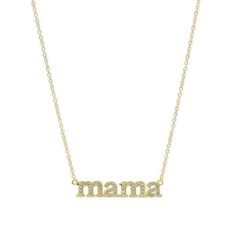 Jennifer Meyer Diamond Mama Necklace in 18K Yellow Gold Jennifer Meyer Diamond Mama Necklace in 18K Yellow Gold | Fine Necklaces | Coveti