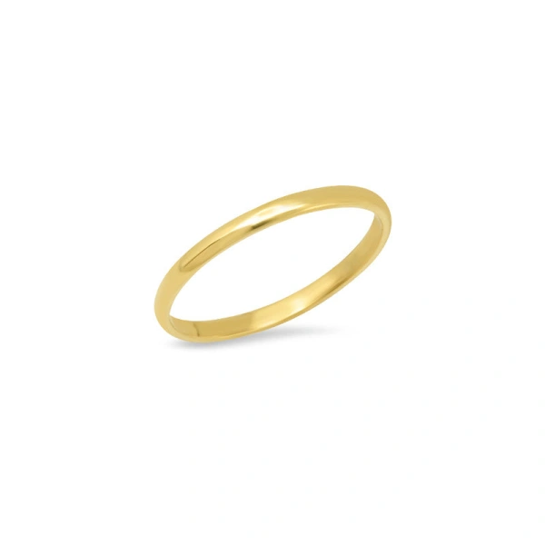 Jennifer Meyer Edith Band in 18K Yellow Gold | Fine Rings | Coveti