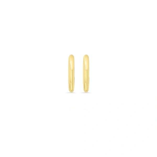 Jennifer Meyer Edith Studs in 18K Yellow Gold | Fine Earrings | Coveti