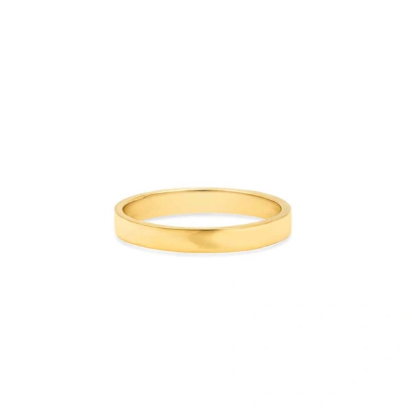 Jennifer Meyer Ellen Band with Diamond Accent in 18K Yellow Gold | Fine Rings | Coveti