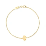 Jennifer Meyer Ginkgo Leaf Bracelet in 18K Yellow Gold | Fine Bracelets | Coveti