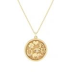 Jennifer Meyer Good Luck Necklace in 18K Yellow Gold | Fine Necklaces | Coveti