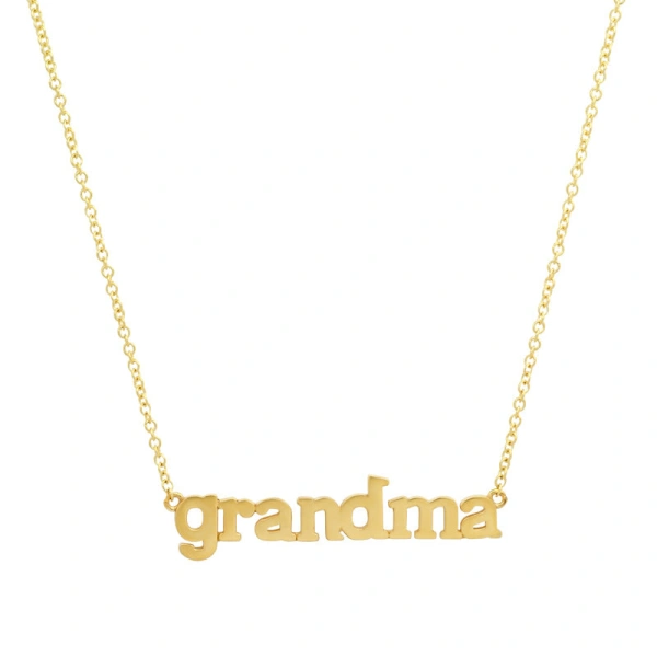Grandma Necklace in 18K Yellow Gold