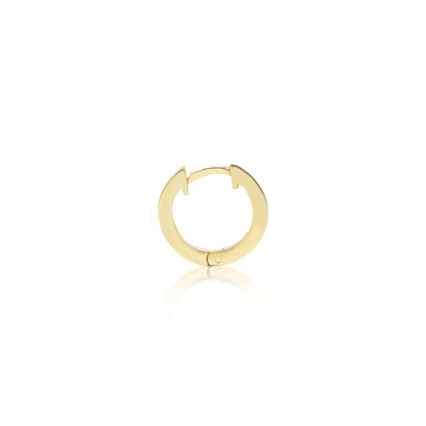 Jennifer Meyer Huggies in 18K Yellow Gold | Fine Earrings | Coveti
