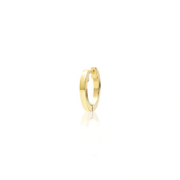 Jennifer Meyer Huggies in 18K Yellow Gold | Fine Earrings | Coveti