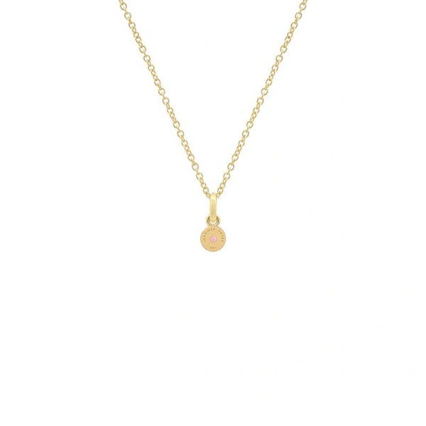 Jennifer Meyer Illusion Set Amethyst Pendant Necklace in 18K Yellow Gold | Fine Necklaces | Coveti