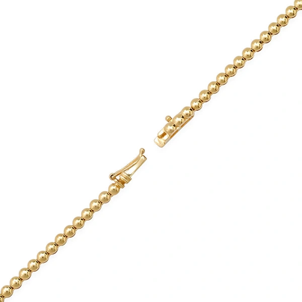 Jennifer Meyer Illusion Set Diamond Tennis Necklace with Large Diamond Open Heart in 18K Yellow Gold | Fine Necklaces | Coveti