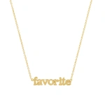 Jennifer Meyer Jennifer Meyer X Favorite Daughter 'Favorite' Necklace in 18K Yellow Gold | Fine Necklaces | Coveti