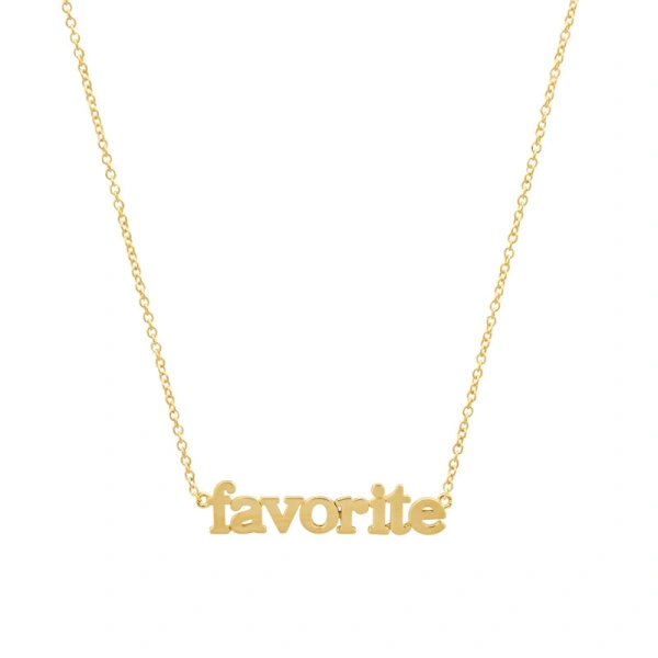 Jennifer Meyer Jennifer Meyer X Favorite Daughter 'Favorite' Necklace in 18K Yellow Gold | Fine Necklaces | Coveti
