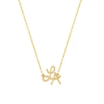 Jennifer Meyer LA Necklace in 18K Yellow Gold | Fine Necklaces | Coveti