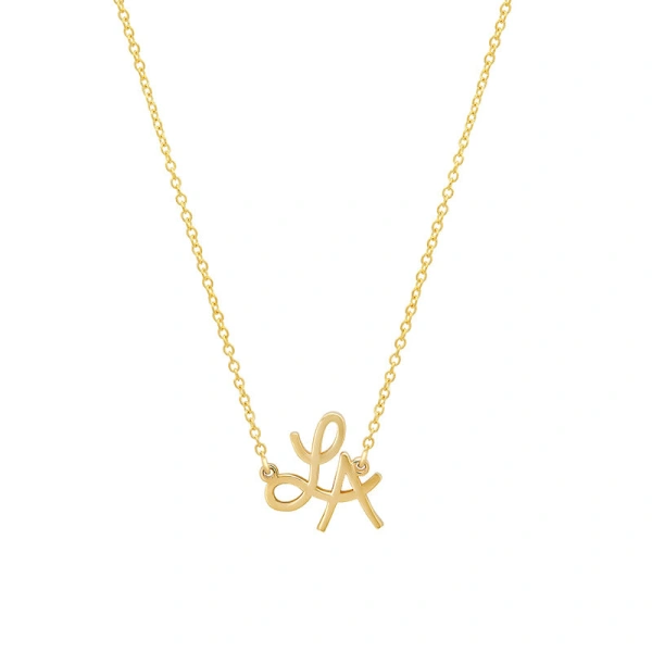 Jennifer Meyer LA Necklace in 18K Yellow Gold | Fine Necklaces | Coveti