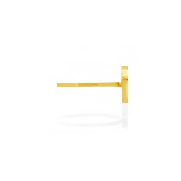 Jennifer Meyer Lapis Inlay Evil Eye Ring in 18K Yellow Gold | Fine Rings | Coveti