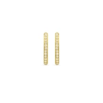 Jennifer Meyer Large Diamond Edith Studs in 18K Yellow Gold | Fine Earrings | Coveti