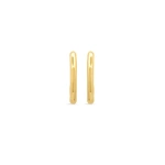 Jennifer Meyer Large Edith Studs in 18K Yellow Gold | Fine Earrings | Coveti