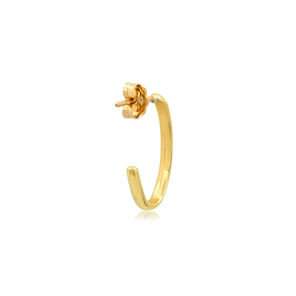 Jennifer Meyer Large Edith Studs in 18K Yellow Gold | Fine Earrings | Coveti