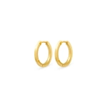 Jennifer Meyer Large Huggies in 18K Yellow Gold | Fine Earrings | Coveti