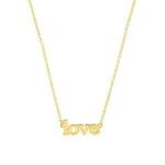 Jennifer Meyer Love Necklace in 18K Yellow Gold | Fine Necklaces | Coveti