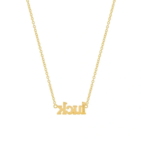 Jennifer Meyer Luck Necklace in 18K Yellow Gold | Fine Necklaces | Coveti