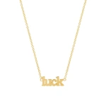 Jennifer Meyer Luck Necklace in 18K Yellow Gold | Fine Necklaces | Coveti