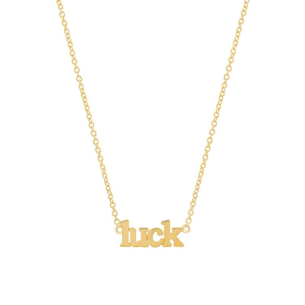 Jennifer Meyer Luck Necklace in 18K Yellow Gold | Fine Necklaces | Coveti