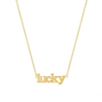 Jennifer Meyer Lucky Necklace in 18K Yellow Gold | Fine Necklaces | Coveti