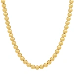 Jennifer Meyer Luxe Bezel Tennis Necklace in 18K Yellow Gold | Fine Necklaces | Coveti