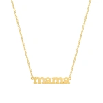 Jennifer Meyer Mama Necklace in 18K Yellow Gold | Fine Necklaces | Coveti