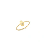 Jennifer Meyer Mini Hamsa Ring in 18K Yellow Gold | Fine Rings | Coveti