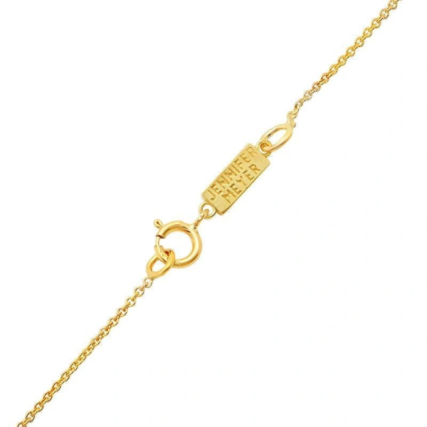 Jennifer Meyer Mini Star of David Necklace in 18K Yellow Gold | Fine Necklaces | Coveti