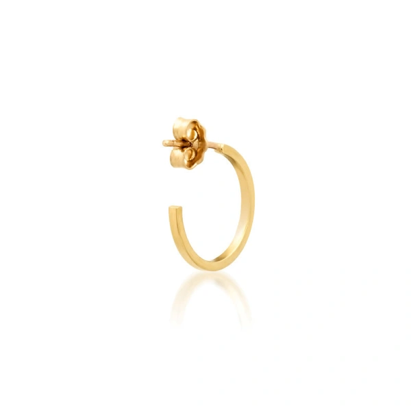 Jennifer Meyer Mini Thin Hoops in 18K Yellow Gold | Fine Earrings | Coveti