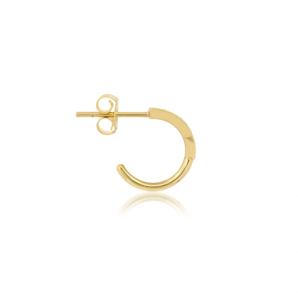 Jennifer Meyer Mini Triple Diamond Row Hoops in 18K Yellow Gold | Fine Earrings | Coveti