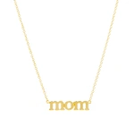 Jennifer Meyer Mom Necklace in 18K Yellow Gold | Fine Necklaces | Coveti