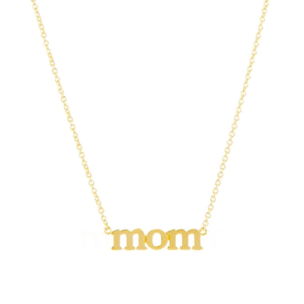 Jennifer Meyer Mom Necklace in 18K Yellow Gold | Fine Necklaces | Coveti