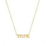 Jennifer Meyer Mrs Necklace in 18K Yellow Gold | Fine Necklaces | Coveti