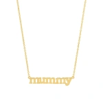 Jennifer Meyer Mummy Necklace in 18K Yellow Gold | Fine Necklaces | Coveti
