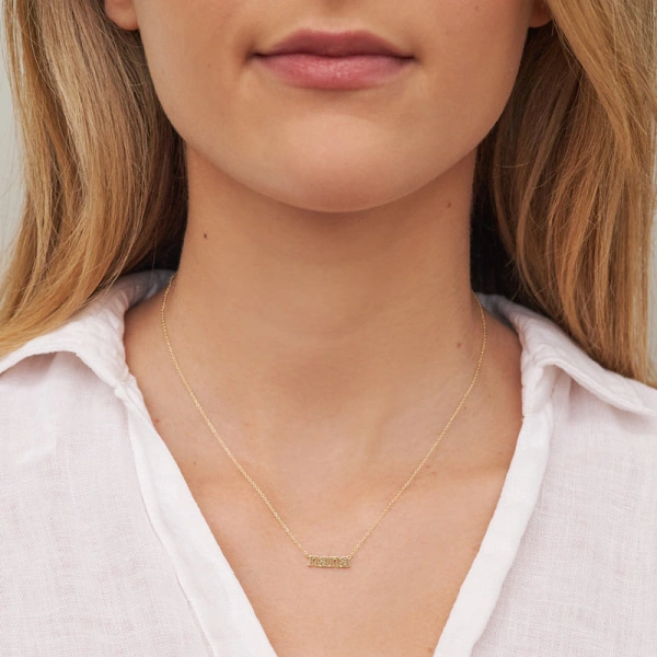 Jennifer Meyer Nana Necklace in 18K Yellow Gold | Fine Necklaces | Coveti