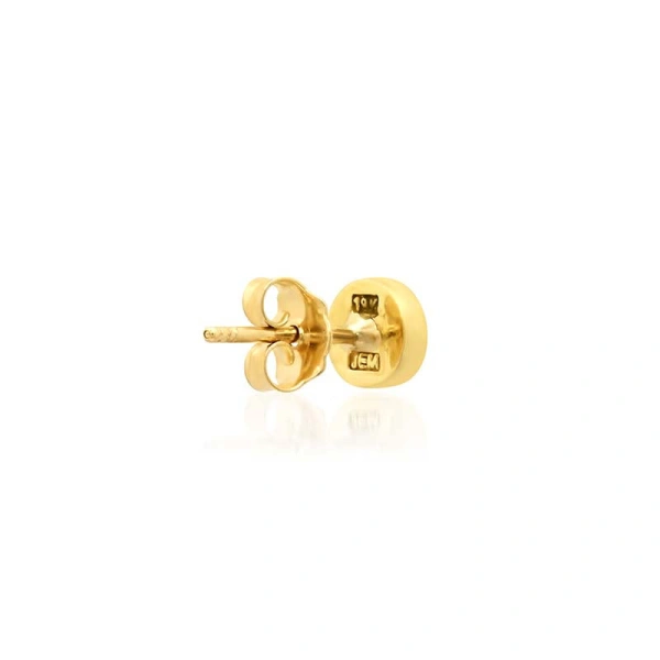 Jennifer Meyer Opal Inlay Circle Studs in 18K Yellow Gold | Fine Earrings | Coveti