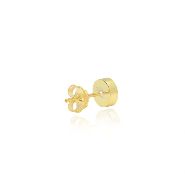 Jennifer Meyer Opal Inlay Circle Studs with Diamonds in 18K Yellow Gold | Fine Earrings | Coveti