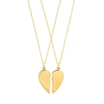 Jennifer Meyer Piece of My Heart Necklace in 18K Yellow Gold | Fine Necklaces | Coveti