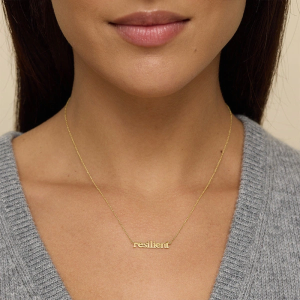 Jennifer Meyer Resilient Necklace in 18K Yellow Gold | Fine Necklaces | Coveti