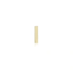Jennifer Meyer Single Bar Stud in 18K Yellow Gold | Fine Earrings | Coveti