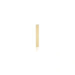 Jennifer Meyer Single Long Bar Stud in 18K Yellow Gold | Fine Earrings | Coveti