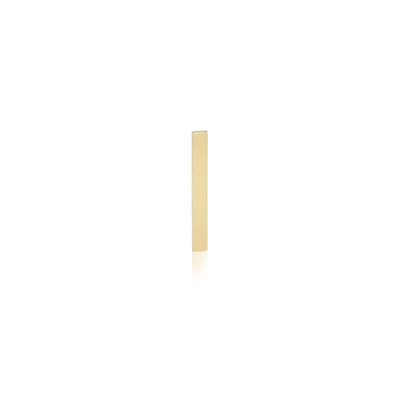 Jennifer Meyer Single Long Bar Stud in 18K Yellow Gold Jennifer Meyer Single Long Bar Stud in 18K Yellow Gold | Fine Earrings | Coveti