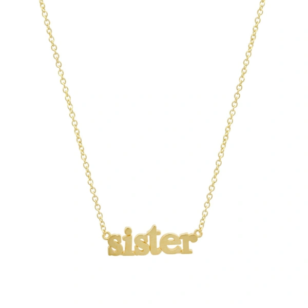 Jennifer Meyer Sister Necklace in 18K Yellow Gold | Fine Necklaces | Coveti