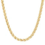 Jennifer Meyer Small Double Dome Tennis Necklace in 18K Yellow Gold | Fine Necklaces | Coveti