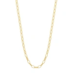 Jennifer Meyer Small Edith Link Necklace in 18K Yellow Gold | Fine Necklaces | Coveti