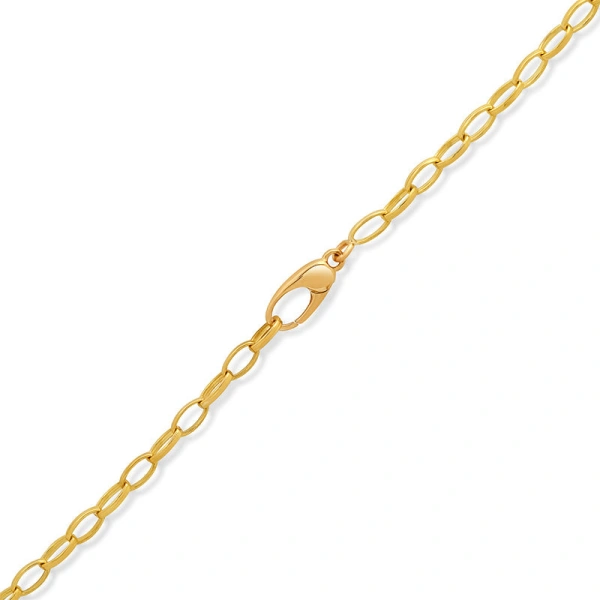 Jennifer Meyer Small Edith Link Necklace in 18K Yellow Gold | Fine Necklaces | Coveti