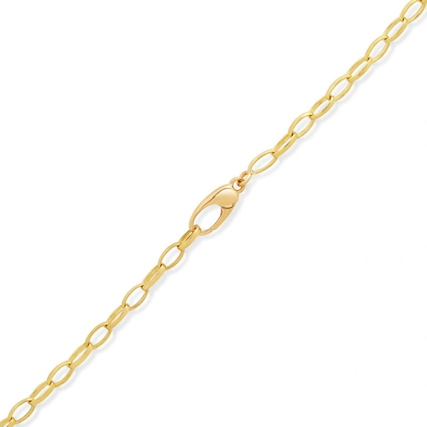 Jennifer Meyer Small Edith Link Necklace with Mini 70's Heart Accents in 18K Yellow Gold | Fine Necklaces | Coveti