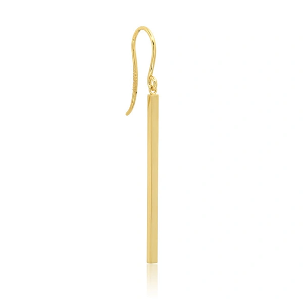 Jennifer Meyer Stick Earrings in 18K Yellow Gold | Fine Earrings | Coveti