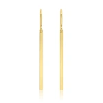 Jennifer Meyer Stick Earrings in 18K Yellow Gold | Fine Earrings | Coveti